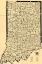 Picture of INDIANA RAILROAD ROUTES - MCEWEN 1897