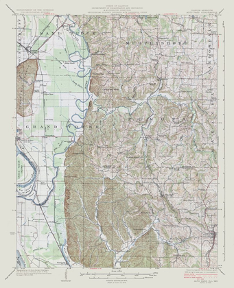 Picture of ILLINOIS MISSOURI ALTO PASS QUAD - USGS 1922