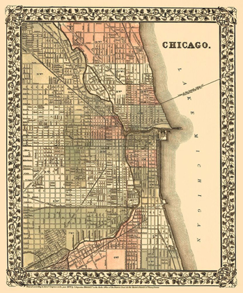 Picture of CHICAGO ILLINOIS - MITCHELL 1870