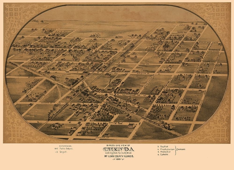 Picture of CHENOA ILLINOIS - RUGER 1869