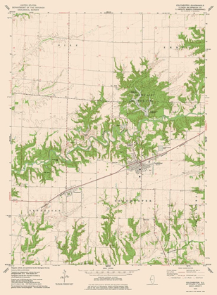 Picture of COLCHESTER ILLINOIS QUAD - USGS 1974