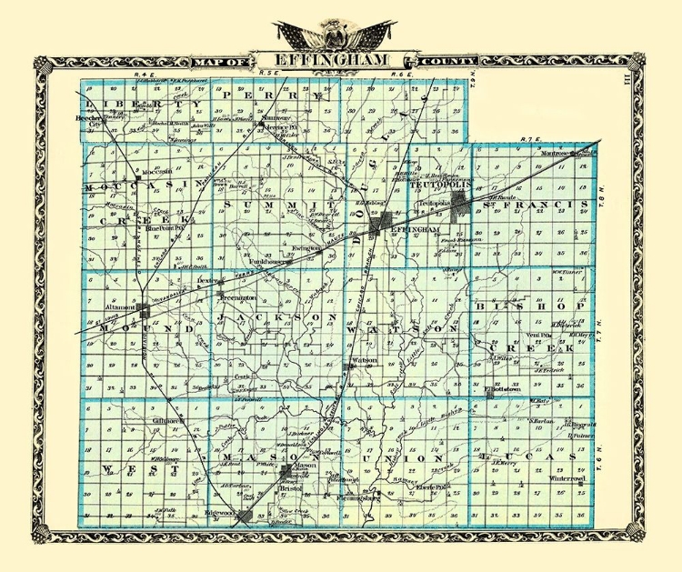Picture of EFFINGHAM ILLINOIS - WARNER 1870