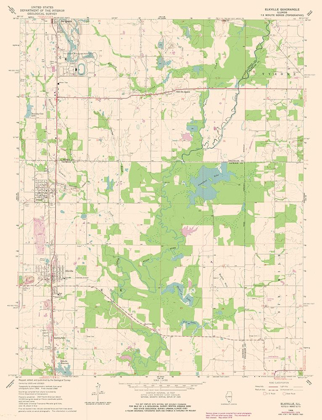 Picture of ELKVILLE ILLINOIS QUAD - USGS 1968