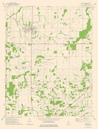 Picture of ENFIELD ILLINOIS QUAD - USGS 1974