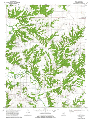 Picture of ERWIN ILLINOIS QUAD - USGS 1981