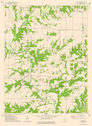 Picture of FANDON ILLINOIS QUAD - USGS 1974