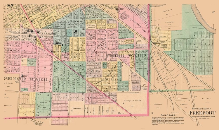 Picture of SOUTHERN FREEPORT  ILLINOIS - 1894