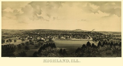 Picture of HIGHLAND ILLINOIS - HOERNER 1894