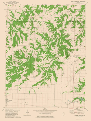 Picture of LAKE MT STERLING ILLINOIS QUAD - USGS 1981