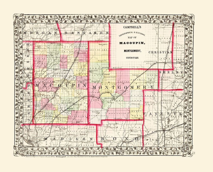 Picture of MONTGOMERY  MACOUPIN ILLINOIS - CAMPBELL 1850