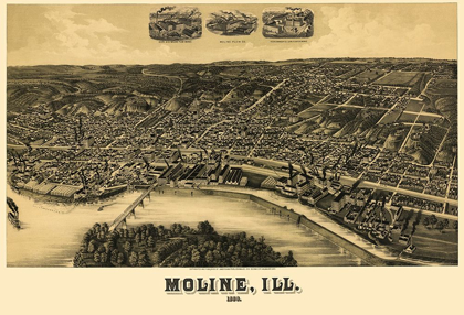 Picture of MOLINE ILLINOIS - WELLGE 1889