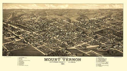 Picture of MOUNT VERNON ILLINOIS - POLK 1881