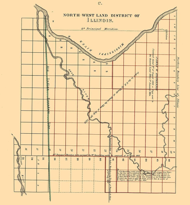 Picture of NORTHWEST LAND DISTRICT ILLINOIS - SPAULDING 1836