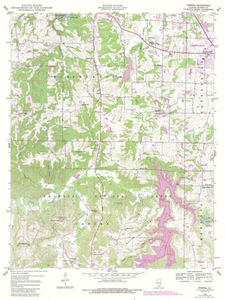 Picture of POMONA ILLINOIS QUAD - USGS 1948