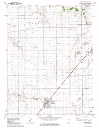 Picture of STONINGTON ILLINOIS QUAD - USGS 1982