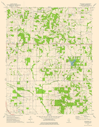 Picture of THACKERAY ILLINOIS QUAD - USGS 1974