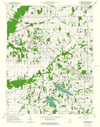 Picture of THOMPSONVILLE ILLINOIS QUAD - USGS 1963