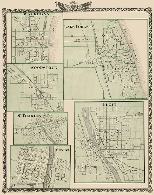 Picture of WAUKEGAN, LAKE FOREST, ELGIN, WOODSTOCK, ILLINOIS