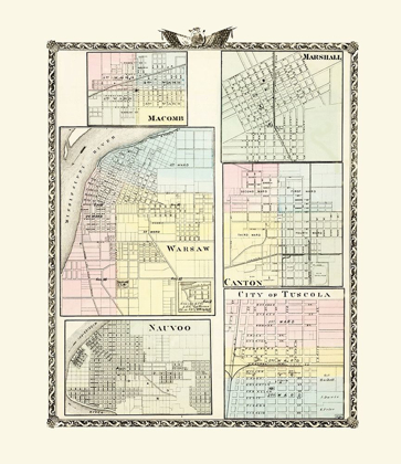 Picture of MACOMB, MARSHALL, WARSAW, CANTON, NAUVOO, TUSCOLA