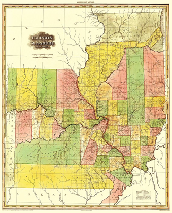 Picture of ILLINOIS, MISSOURI - TANNER 1823