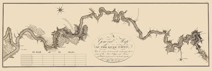 Picture of OHIO RIVER ILLINOIS - COLLOT 1796