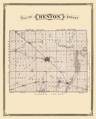 Picture of BENTON INDIANA - ANDREAS 1876