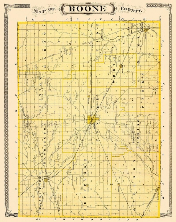 Picture of BOONE INDIANA - ANDREAS 1876