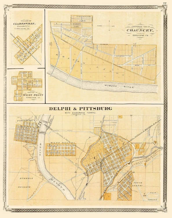 Picture of DELPHI INDIANA - BASKIN 1876
