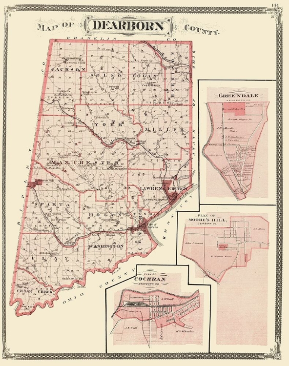 Picture of DEARBORN INDIANA - BASKIN 1876