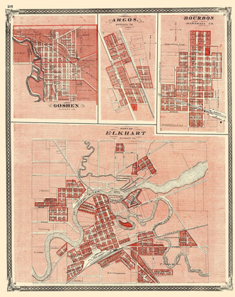 Picture of ELKHART, GOSHEN, ARGOS, BOURBON INDIANA