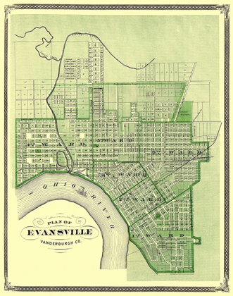 Picture of EVANSVILLE INDIANA - BASKIN 1876