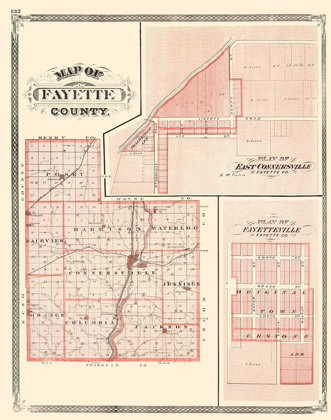 Picture of FAYETTE INDIANA - BASKIN 1876