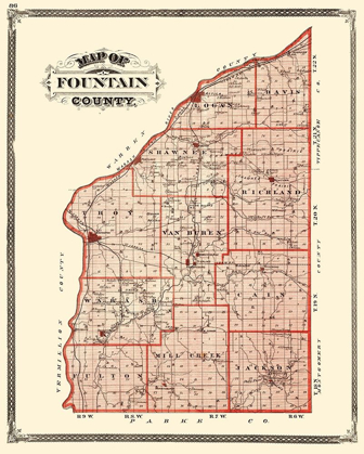 Picture of FOUNTAIN INDIANA - BASKIN 1876