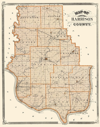 Picture of HARRISON INDIANA - BASKIN 1876