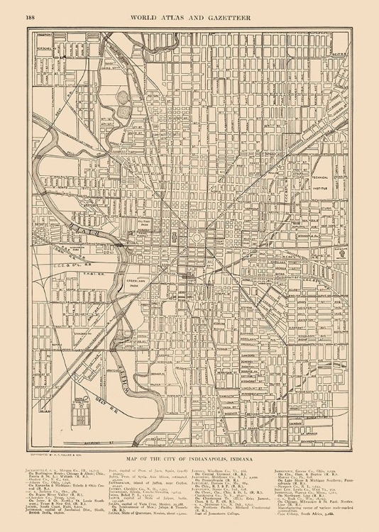 Picture of INDIANAPOLIS  INDIANA - REYNOLD 1921