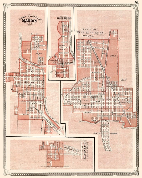 Picture of KOKOMO INDIANA - BASKIN 1876