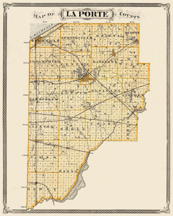 Picture of LA PORTE INDIANA LANDOWNER - ANDREAS 1876