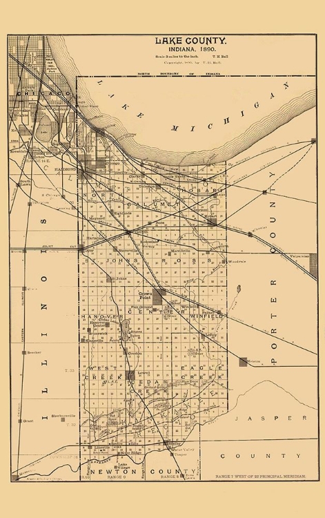 Picture of LAKE INDIANA - BALL 1890