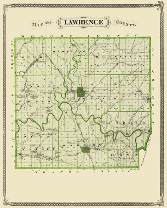 Picture of LAWRENCE INDIANA - BASKIN 1876