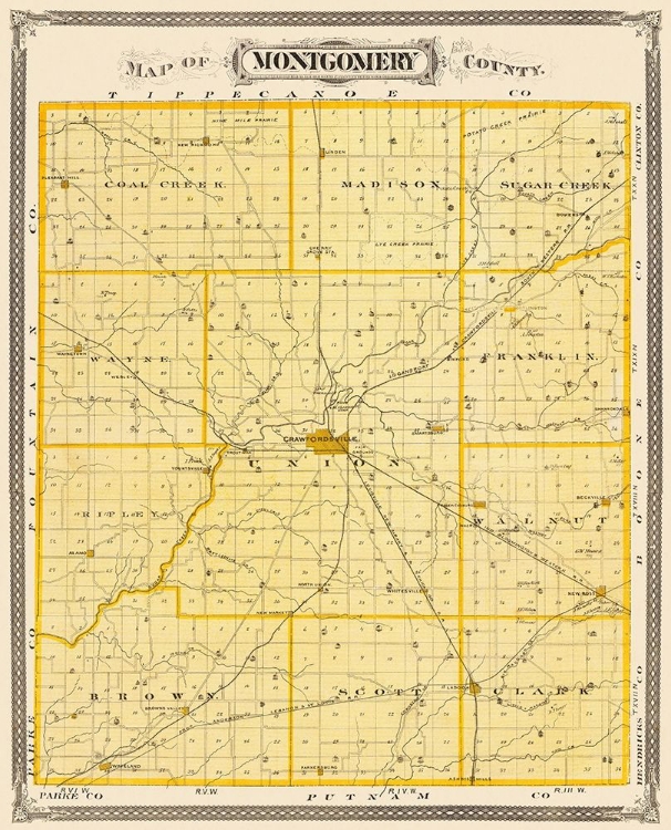 Picture of MONTGOMERY INDIANA - ANDREAS 1876