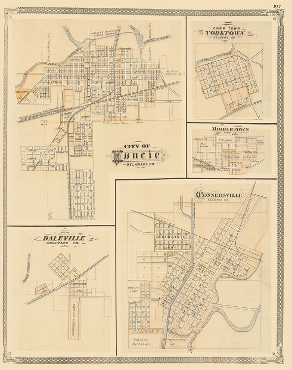 Picture of MUNCIE, YORKTOWN, DALEVILLE, MIDDLETOWN INDIANA