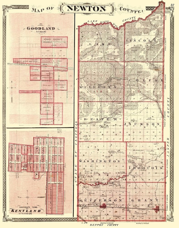 Picture of NEWTON INDIANA - BASKIN 1876