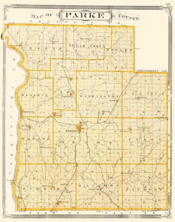 Picture of PARKE INDIANA - BASKIN 1876