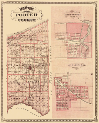 Picture of PORTER INDIANA LANDOWNER - ANDREAS 1876