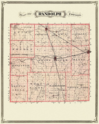 Picture of RANDOLPH INDIANA LANDOWNER - ANDREAS 1876