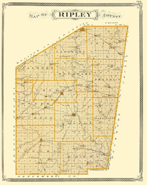 Picture of RIPLEY INDIANA - BASKIN 1876