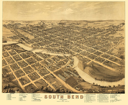 Picture of SOUTH BEND INDIANA - STONER 1874