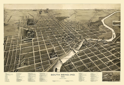 Picture of SOUTH BEND INDIANA - PAULI 1890