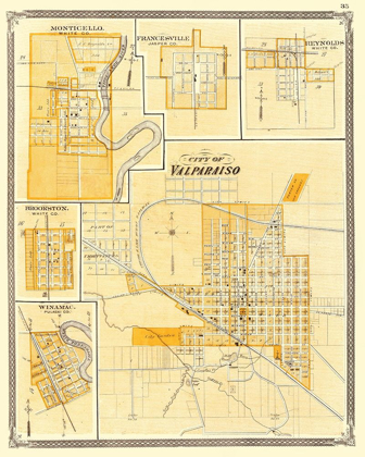 Picture of VALPARAISO INDIANA - BASKIN 1876