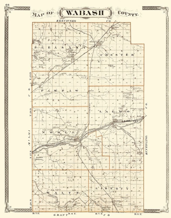 Picture of WABASH INDIANA - BASKIN 1876